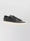 Common Projects Achilles Sneakers Featuring Contrast Sole In Black