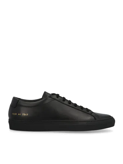 Common Projects Black Original Achilles Low Sneakers In Negro