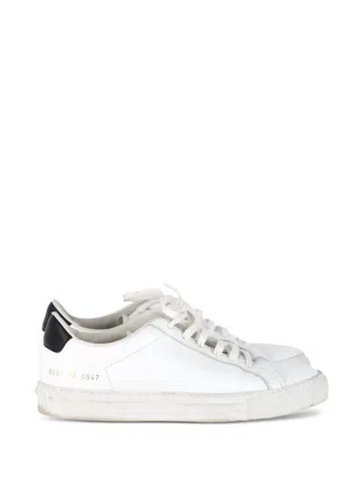 Pre-owned Common Projects Achilles Sneakers In White