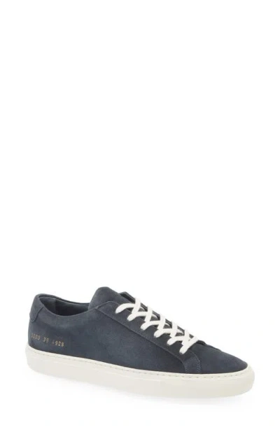 Common Projects Achilles Suede Sneaker In 4928 Navy