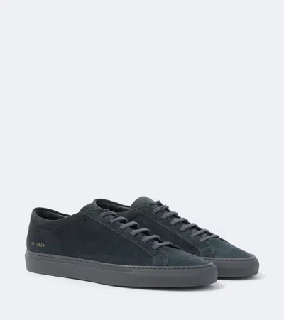 COMMON PROJECTS ACHILLES SUEDE SNEAKERS