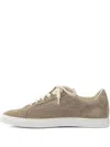 Common Projects Low-top Suede Sneakers Round Toe In Brown