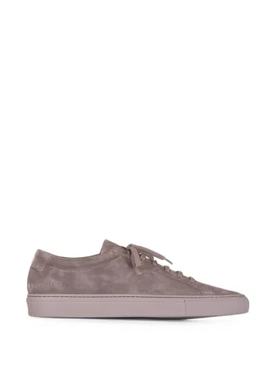 Common Projects Achilles Suede Sneakers In Brown