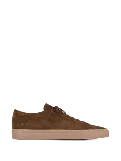 Common Projects Achilles Suede Sneakers In Brown