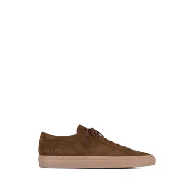 Common Projects Achilles Suede Sneakers In Brown