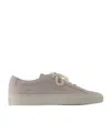 Common Projects Women's Contrast Achilles Sneakers In Gray