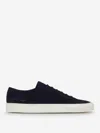 Common Projects Men's Retro Suede Low-top Sneakers In Blue