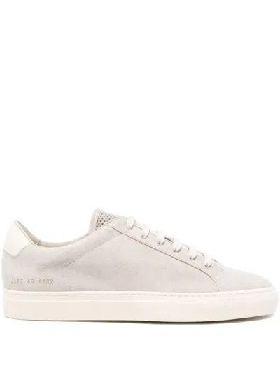 Common Projects Retro Round Toe Sneakers In White