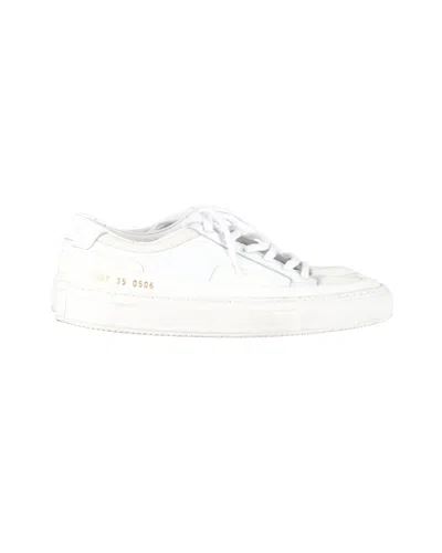 Common Projects Achilles Super Sneakers In White Leather
