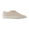 Common Projects Achilles Tonal Suede Sneakers - Leather - Beige