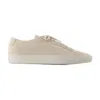 Common Projects Achilles Tonal Suede Sneakers - Leather - Beige In Neutrals