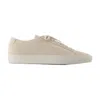Common Projects Achilles Tonal Suede Sneakers - Leather - Beige In Beige