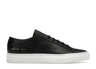 Pre-owned Common Projects Achilles (women's) Sneakers In Black/white