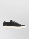 Common Projects Mens Black White Achilles Low Number-print Suede Low-top Trainers