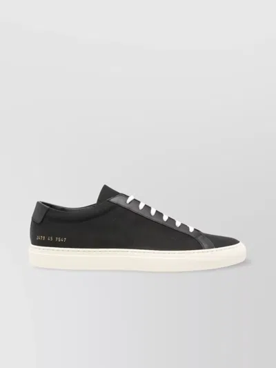 COMMON PROJECTS ALMOND TOE LOW-TOP SNEAKERS