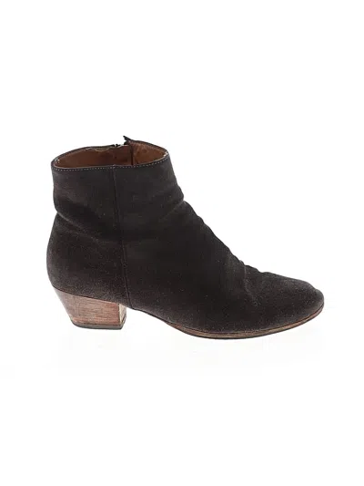 Pre-owned Common Projects Ankle Boots In Gray