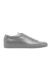 Common Projects Leather Low Top Sneakers In Gray