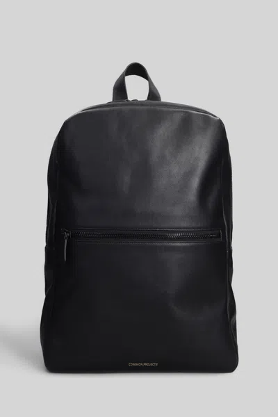 Common Projects Backpack In Black Leather