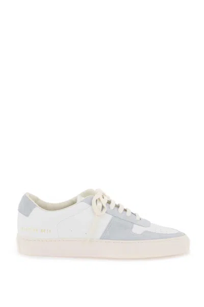 Common Projects Panelled Leather Sneakers In White