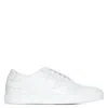 Common Projects Low Top Leather Sneakers With Flatform Sole In White