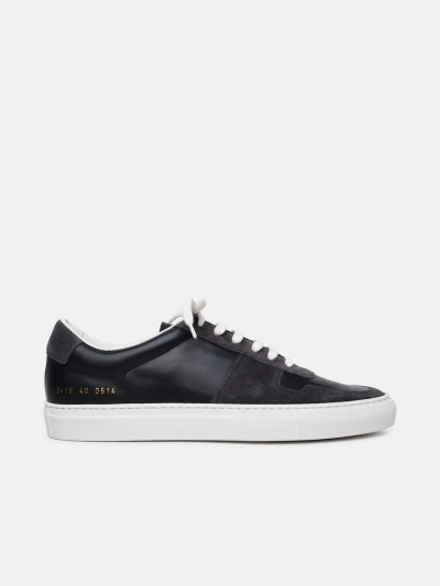 Common Projects 'bball Duo' Black Leather Sneakers