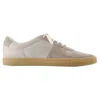 Common Projects Gray Bball Duo Slim Sneakers In Grey