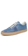 Common Projects Bball Duo Slim Suede Sneakers In Blue