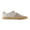Common Projects Gray Bball Duo Slim Sneakers In Grey