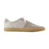 Common Projects Gray Bball Duo Slim Sneakers In Grey