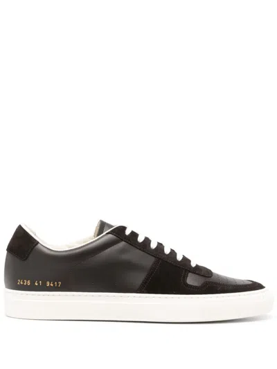 Common Projects Black Tournament Low Super Sole Sneakers