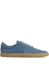 Common Projects Blue Bball Duo Slim Sneakers In Blue