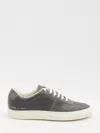 Common Projects B-ball Duo Leather Sneakers In Grey