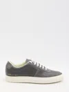 Common Projects B-ball Duo Leather Sneakers In Grey