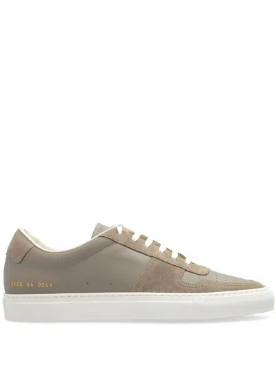 Common Projects Taupe Bball Duo Sneakers In Grey