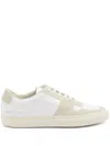 Common Projects Bball Duo Leather And Suede Sneakers In White