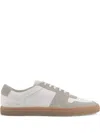 Common Projects Gray Bball Duo Slim Sneakers In White