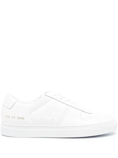 Common Projects Leather Bball Low In White