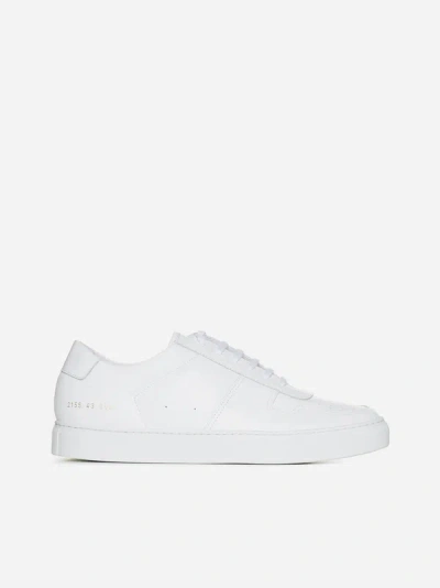 COMMON PROJECTS BBALL LOW LEATHER SNEAKERS