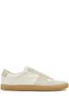 Common Projects Bball Panelled Leather Sneakers In Cream