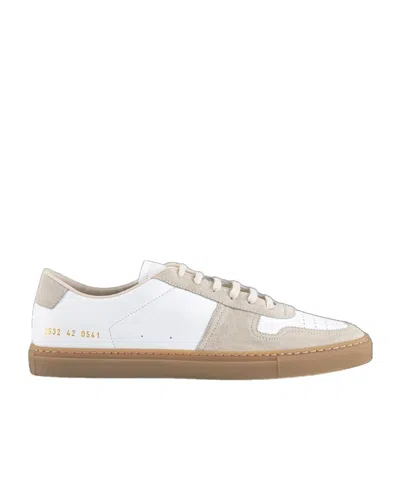 Common Projects Bball Panelled Sneakers In White