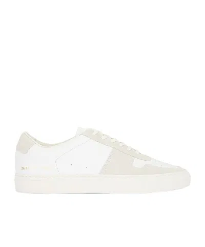 Common Projects Bball Panelled Sneakers In White