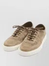Common Projects Bball Slim Deconstructed Leather Low Sneakers In Multi