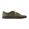 Common Projects Bball Slim Gum Sneakers In Green