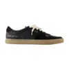 Common Projects Bball Slim Gum Sole Sneakers In Black