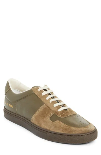 Common Projects Bball Slim Sneaker In Green
