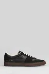 Common Projects Low Profile Basketball Sneakers With Contrast Sole In Black