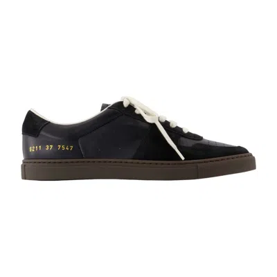 Common Projects Bball Slim Sneakers  Leather Black