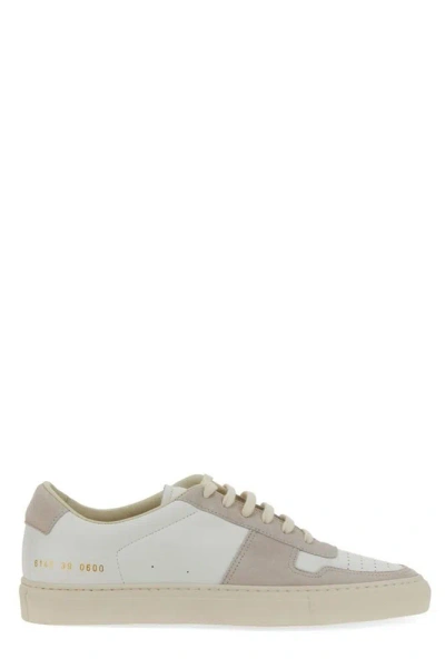 Common Projects Bball Panelled Sneakers In Nude