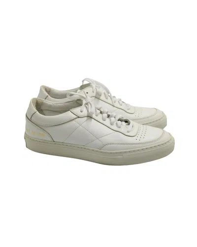 Common Projects Bball Summer Edition Low Top Sneakers In White Leather