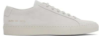 Common Projects Off-white Retro Bumpy Sneakers In 4106 Vintage White